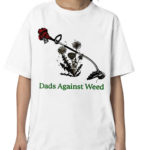 Dads Against Weed Funny Gardening Lawn Mowing Fathers Shirt