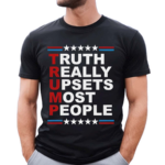 Truth Really Upsets Most People 2024 Shirt