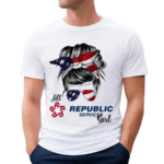 Messy Bun All Cvs Republic Services Girl Shirt