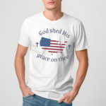 God Shed His Grace On Thee Flag Shirt