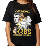 Legend Toni Kro8s Real Madrid 2014 2024 Signature Shirt