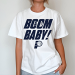 Nancy Leonard Wearing Game 3 Boom Baby Shirt