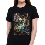 Statue Of Liberty Vs Dinosaur Meme Shirt