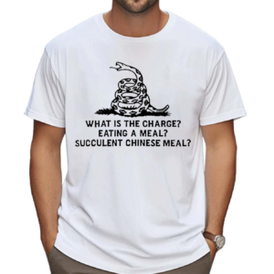 What Is The Charge Eating A Meal A Succulent Chinese Meal Text Shirt