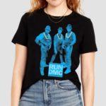 Run Dmc Distressed Blue Shirt