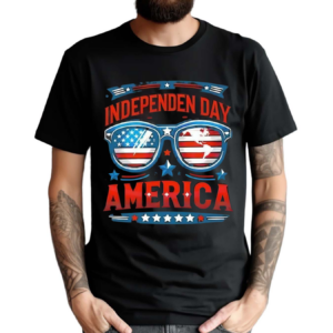 Independence Day Of America Glasses Shirt