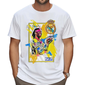 Colorful Eduardo Camavinga Real Madrid Fc Shirt