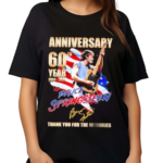 Anniversary 60th Year 1964-2024 Bruce Springsteen Thank You For The Memories Shirt