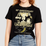 60th Anniversary 1964-2024 The Velvet Underground Signature Thank You For The Memories Shirt