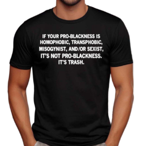 Lion O Richie Got A New Diss Track W Thundercat If Your Pro-Blackness Is Homophobic Transphobic Misogynist And Or Sexist Its Not Pro Blackness Its Trash Shirt