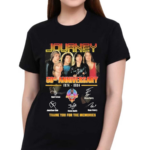 Journey 50th Anniversary 1974 2024 Signature Thank You For The Memories Shirt