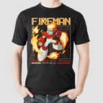 Capcom Fireman Large Print Shirt