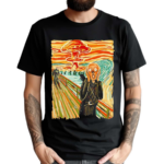 Cooper Howard Aka The Ghoul From Fallout Style Of Edvard Munch’s The Scream Shirt