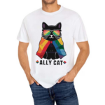 Ally Cat Support Equality Gender Shirt