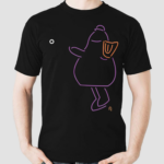 Purple Neon Mascot Throw Shirt