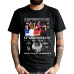 Earth Wind Fire 53rd Anniversary 1971-2024 Thank You For The Memories Signatures Shirt