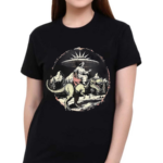 Jesus On Dinosaur Vintage Shirt