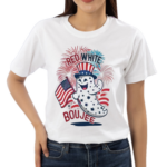 Red White and Boujee Usa Flag Shirt