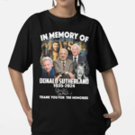 Mash In Memory Of Donald Sutherland 1935 2024 Thank You For The Memories Shirt