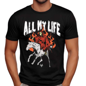 Fallinginreverse Store All My Life Reaper Horse Shirt