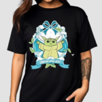 Grogu The Mandalorian Snow Ho Ho Shirt