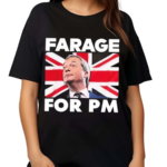 Farage For Pm Britain Flag Shirt