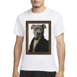 Well Groomed Dapper Pitbull Portrait Shirt