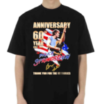 Anniversary 60th Year 1964-2024 Bruce Springsteen Thank You For The Memories Shirt