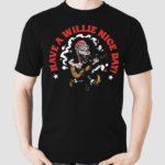 Willie Nelson Have A Willie Nice Day Cartoon Shirt