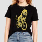 Lion On A Bicycle 2024 Shirt