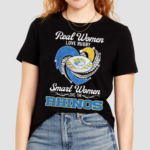 Real Women Love Rugby Smart Women Love The Leeds Rhinos 2024 Diamond Heart Shirt