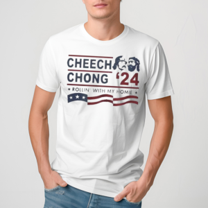 Rollin With My Homie Cheech And Chong 2024 Shirt