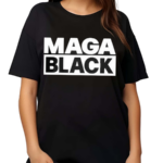 Maga Black Text Shirt