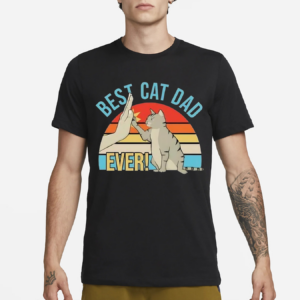 Best Cat Dad Ever Vintage Shirt