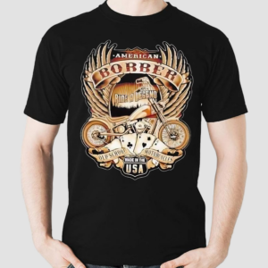 American Bobber Ride A Legend Motorcycle Usa Graphic Shirt