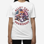 Alley Cat For President Motor Shirt