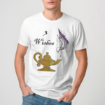 Genie Lamp 3 Wishes Jinni Graphic With Sayings Shirt