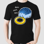 Sam Logan Hungry Blue Hedgehog Nom Nom Nom Shirt