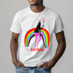 Pride Month Pridemonth Demon Rainbow Cool Pride Month Shirt