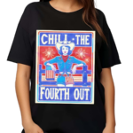 Chill The Fourth Out Patriotic Cowgirl Shirt