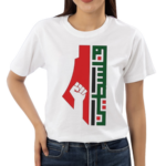 Palestine Arabic Calligraphy Printed Shirt