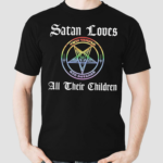 Twin Temple Ave Satanas Satan Loves All Their Children Pride Shirt