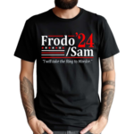 Viggo Mortensen Wearing Frodo And Sam 2024 I Will Take The Ring To Mordor Shirt