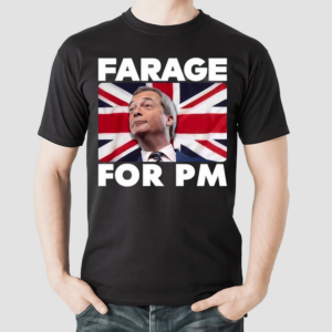 Farage For Pm United Kingdom Flag Shirt
