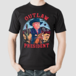 Funny Outlaw President 2024 Election Vintage Shirt