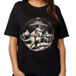 Jesus On Dinosaur Vintage Shirt