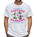 Des Moines Is At The Corner Of Sunshine And Rainbows In The East Village Shirt