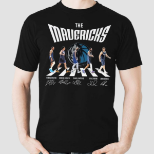 The Dallas Mavericks Team Basketball 2024 Abbey Road Signatures Shirt