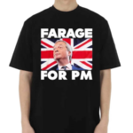 Clacton Calling Farage For Pm Britain Flag Shirt