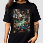 Statue Of Liberty Vs Dinosaur Meme Shirt